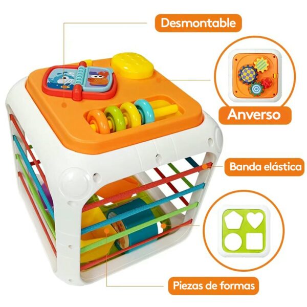 Juguete Cubo Encajable Didáctico Úpale partes juguete