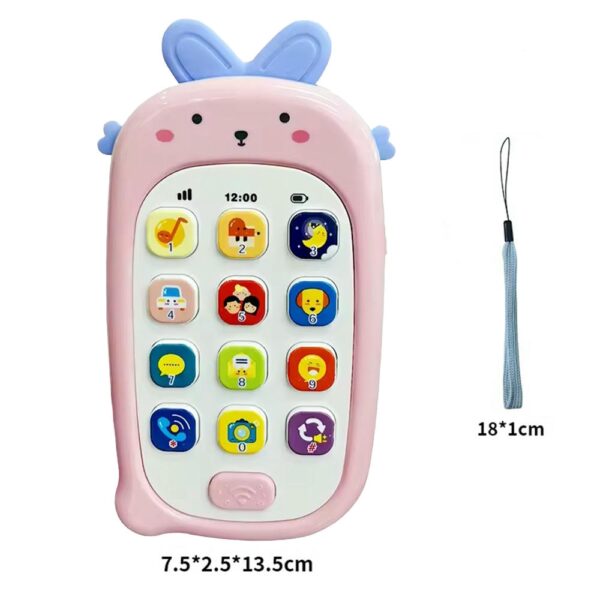 Juguete Teléfono Musical Conejo Úpale medidas