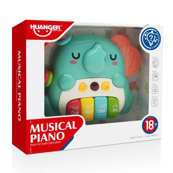 Juguete Piano Elefante Musical Úpale caja