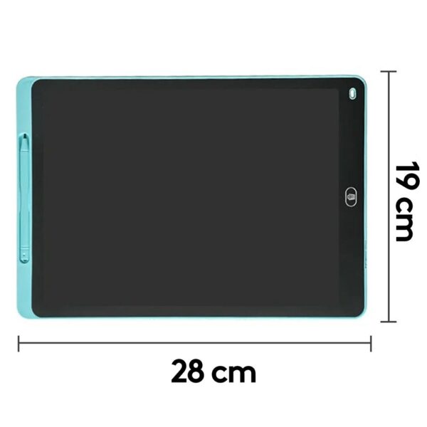 Tablet LCD Para Niños 28x19 Cm Celeste Úpale medidas