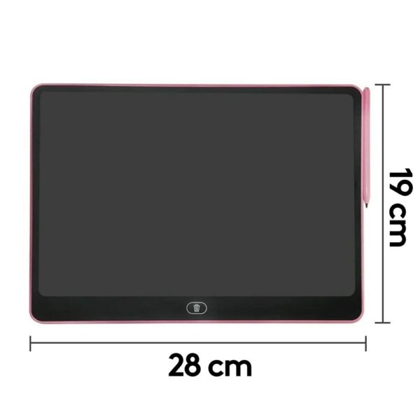 Tablet LCD Para Niños 28x19 Cm Rosa Úpale medidas