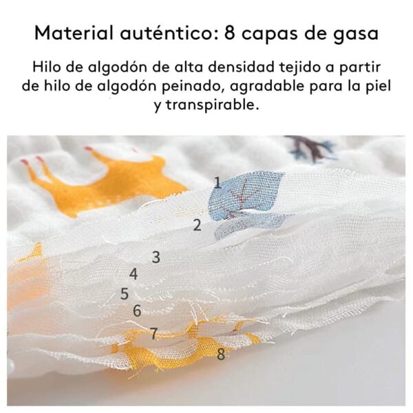 Babero De Tela Pack x2 Marino รpale material