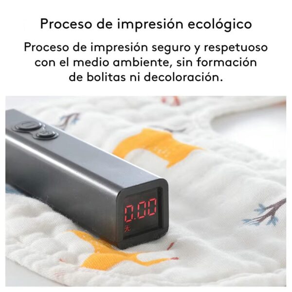 Babero De Tela Pack x2 Arcoíris Úpale impresión