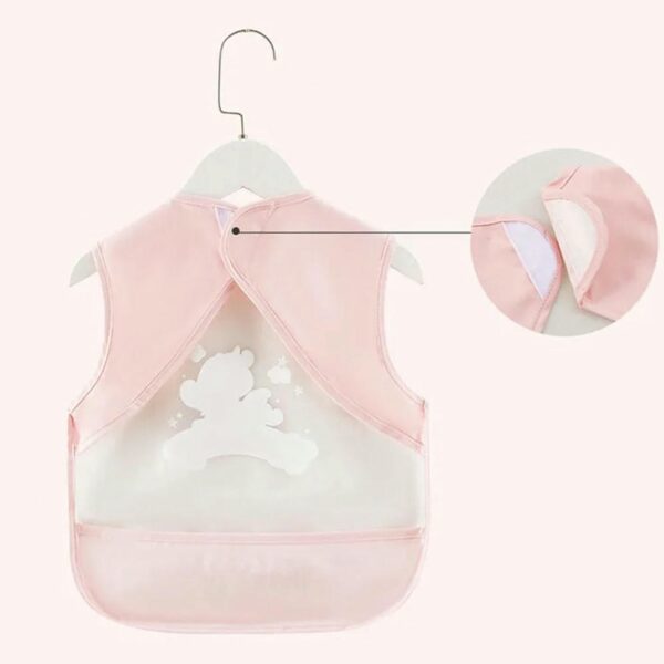 Babero Impermeable Sin Mangas Unicornio Rosa รpale ajuste