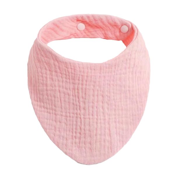 Babero De Tela Bandana Rosa รpale