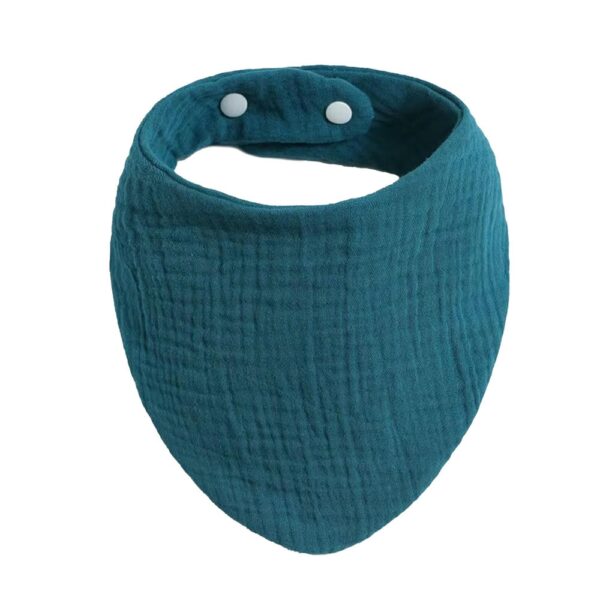 Babero De Tela Bandana Azul Oscuro Úpale