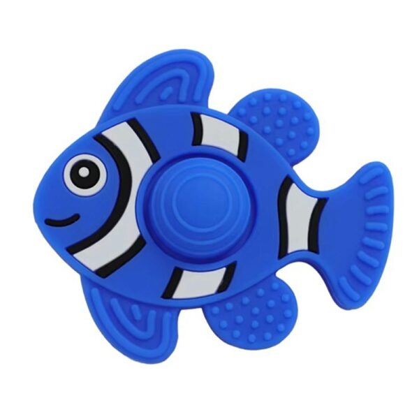 Masticador para bebés Pez Azul Oscuro Úpale