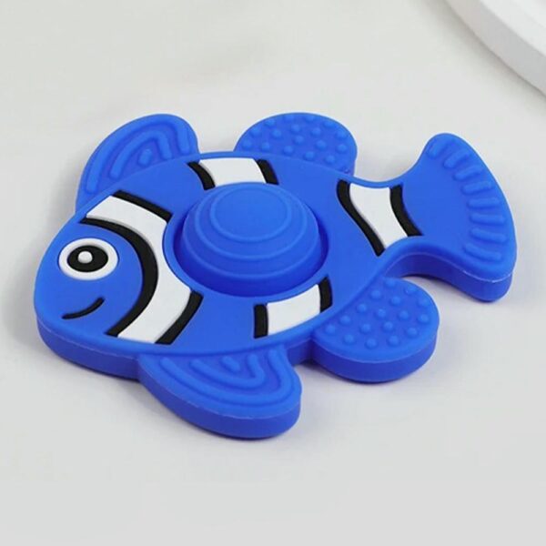 Masticador para bebés Pez Azul Oscuro Úpale producto