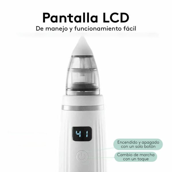 Aspirador Nasal Eléctrico Para Niños Blanco Úpale descripciones 3