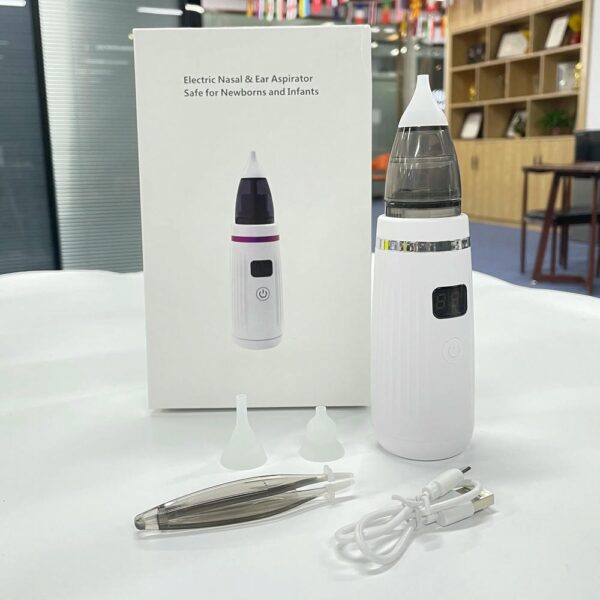 Aspirador Nasal Eléctrico Para Niños Blanco Úpale caja