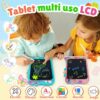 Tablet Para Niños LCD Multicolor 23x16cm Rosa Úpale uso