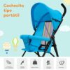 Coche No Reclinable Celeste Modelo Paragua Amor de mamá propiedades