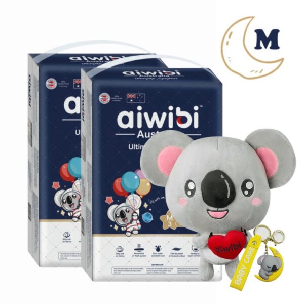Pañales Aiwibi Ultimate Comfort M x 54 (6-11Kg) koala