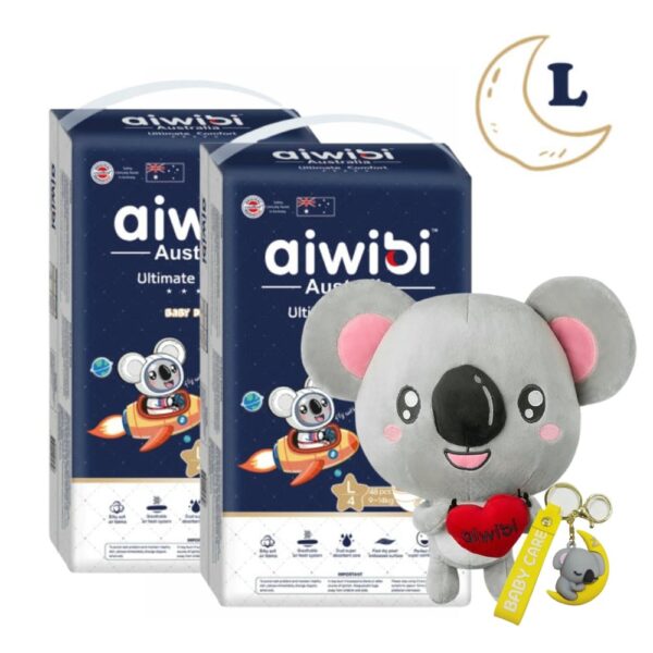 Pañales Aiwibi Ultimate Comfort L x 48 (9-14Kg) koala