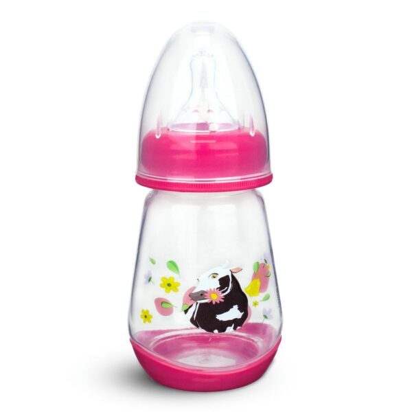 Biberón Carlitos Premium sin Agarradera / Cuello Estándar 3 Onz 6M+ Rojo