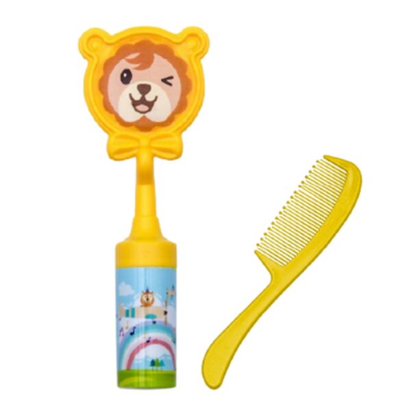 Set de Cepillo Musical y Peine Genial 0m+ León Amarillo pieza