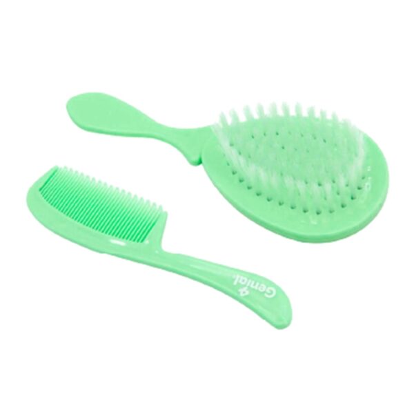 Set de Cepillo y Peine Genial 0m+ Dino Verde pieza
