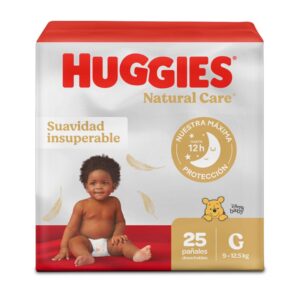 Pañales Huggies Natural Care Etapa 3/G Suavidad Insuperable 25U