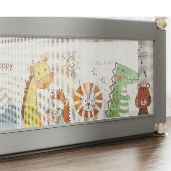 Baranda de Camas Safari Gris 150cm x 65cm Prime diseño