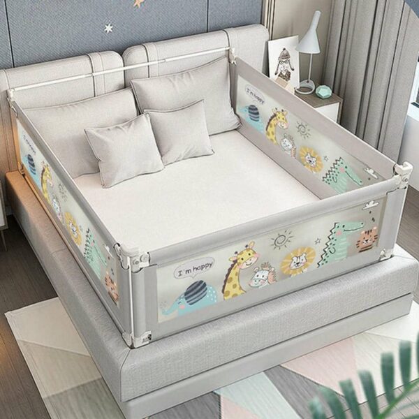 Baranda de Camas Safari Gris 150cm x 65cm Prime uso