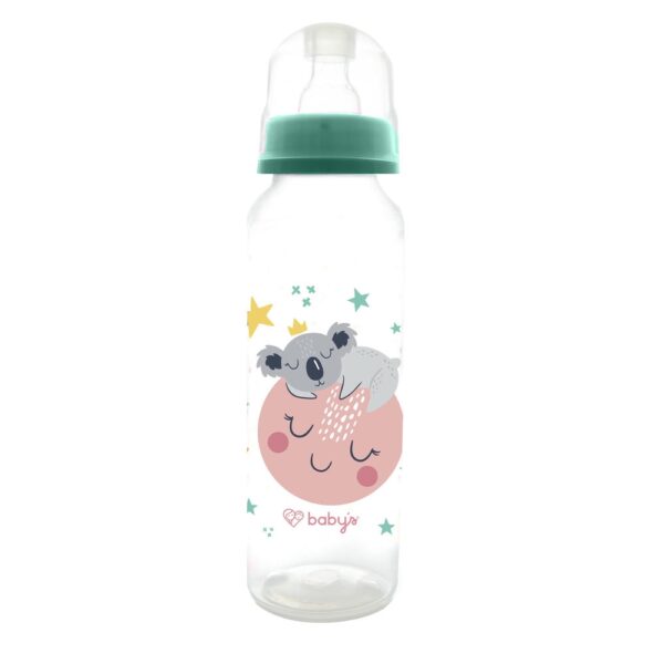 Biberón Babys 8 Oz Estampado Koala Gris