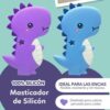 Masticador Babys De Silicon Dino Morado 3 m+ beneficios