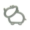 Masticador Babys De Silicon Rinoceronte Gris 3 m+