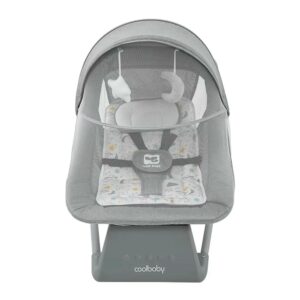 Mecedora eléctrica 4 en 1 Gris Creciendo Juntos