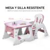 Silla De Comer Noah Multifunción Rosa Creciendo Juntos medidas mesa