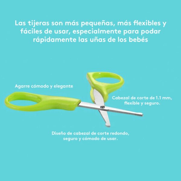 Set Manicure para bebé 4 en 1 Creciendo juntos 12042 Gris tijera