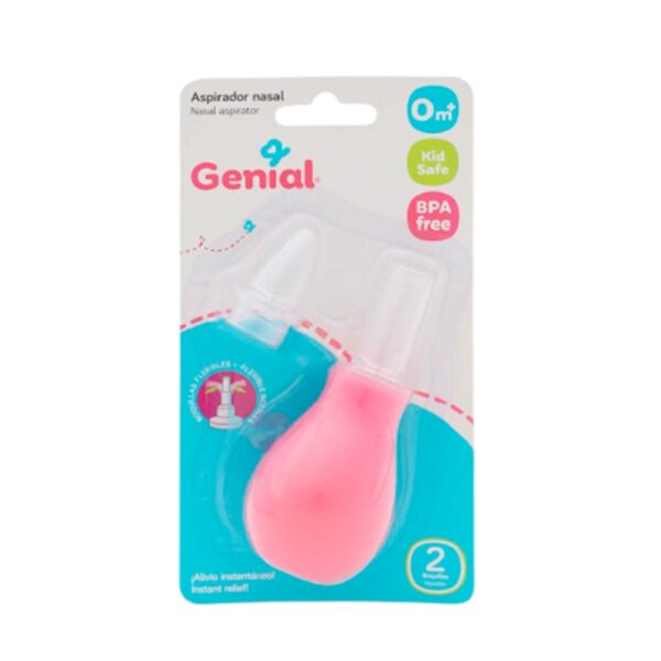 Aspirador Nasal Rosa Genial 0m+