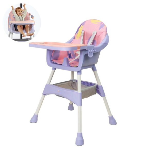 Silla de Comer Rosa Cora Úpale nueva