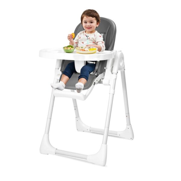 Silla de Comer Leia Gris Úpale bebé uso