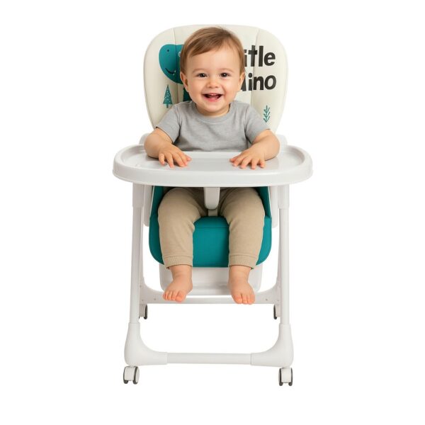 Silla de Comer Leia Dino Úpale bebé uso