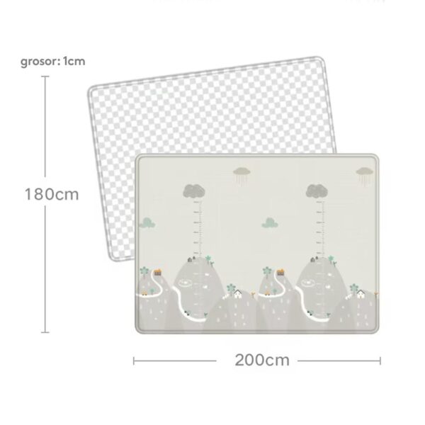 Alfombra de Juego Infantil Plegable y Lavable Prime dimensiones