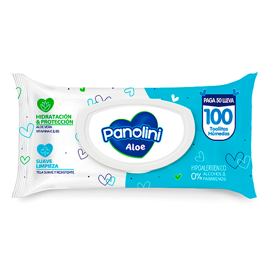 pañitos panolini 50 unidades