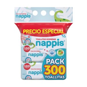 Pañitos Húmedos Nappis Fisher Price Pack x 300