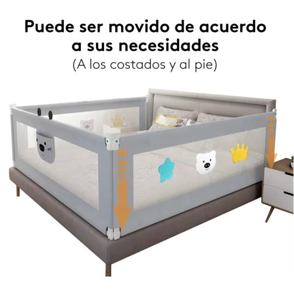 Baranda de Camas Oso Galáctico 195cm x 65cm Prime beneficios