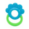 Mordedor de Silicona Genial 6M+ huellita Azul- Verde