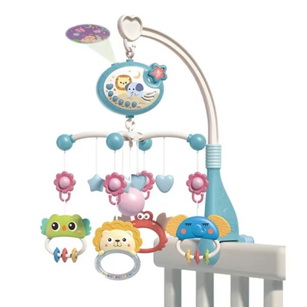 Colgante Musical para Cuna Safari Turquesa Creciendo Juntos