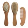 Set de 4 Cepillos de Peinar de Madera Creciendo Juntos peines tamaños