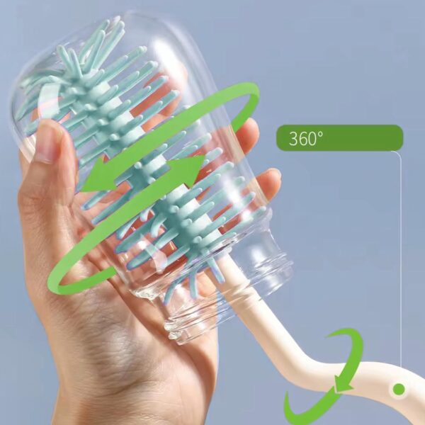 Lavabiberon (escobilla) Celeste Ballena Creciendo Juntos vuelta