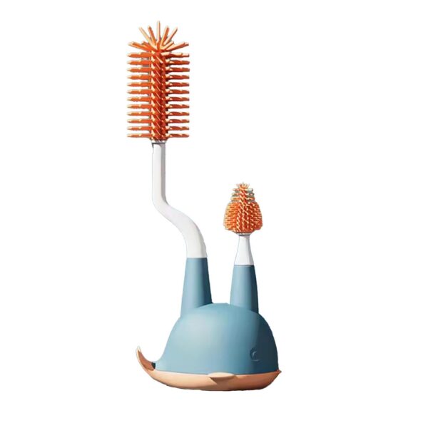 Lavabiberon (escobilla) Morado Ballena Creciendo Juntos