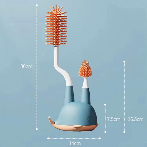 Lavabiberon (escobilla) Morado Ballena Creciendo Juntos medidas
