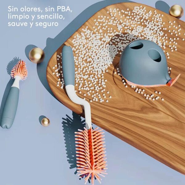 Lavabiberon (escobilla) Morado Ballena Creciendo Juntos olores