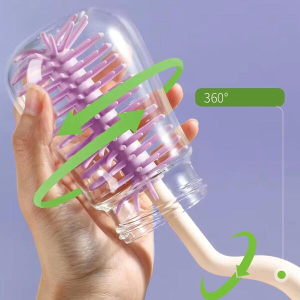 Lavabiberon (escobilla) Naranja Ballena Creciendo Juntos vuelta