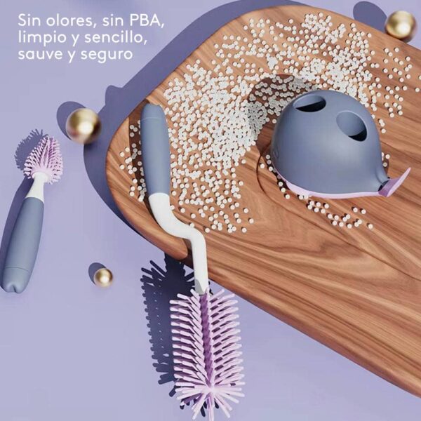 Lavabiberon (escobilla) Naranja Ballena Creciendo Juntos olores