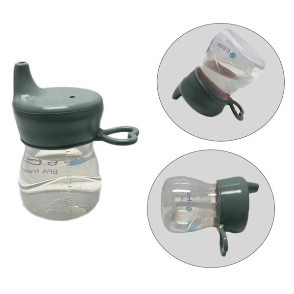 Tapa de Silicón para Biberón Azul Creciendo Juntos giro