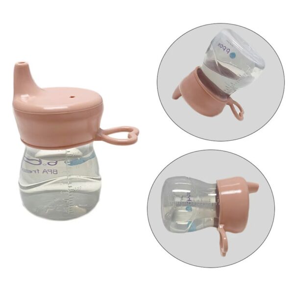 Tapa de Silicón para Biberón Rosa Creciendo Juntos prueba