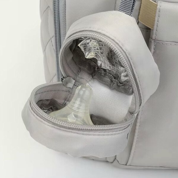 Pañalera Mochila Donna 223 Rosado Creciendo Juntos bolsillo